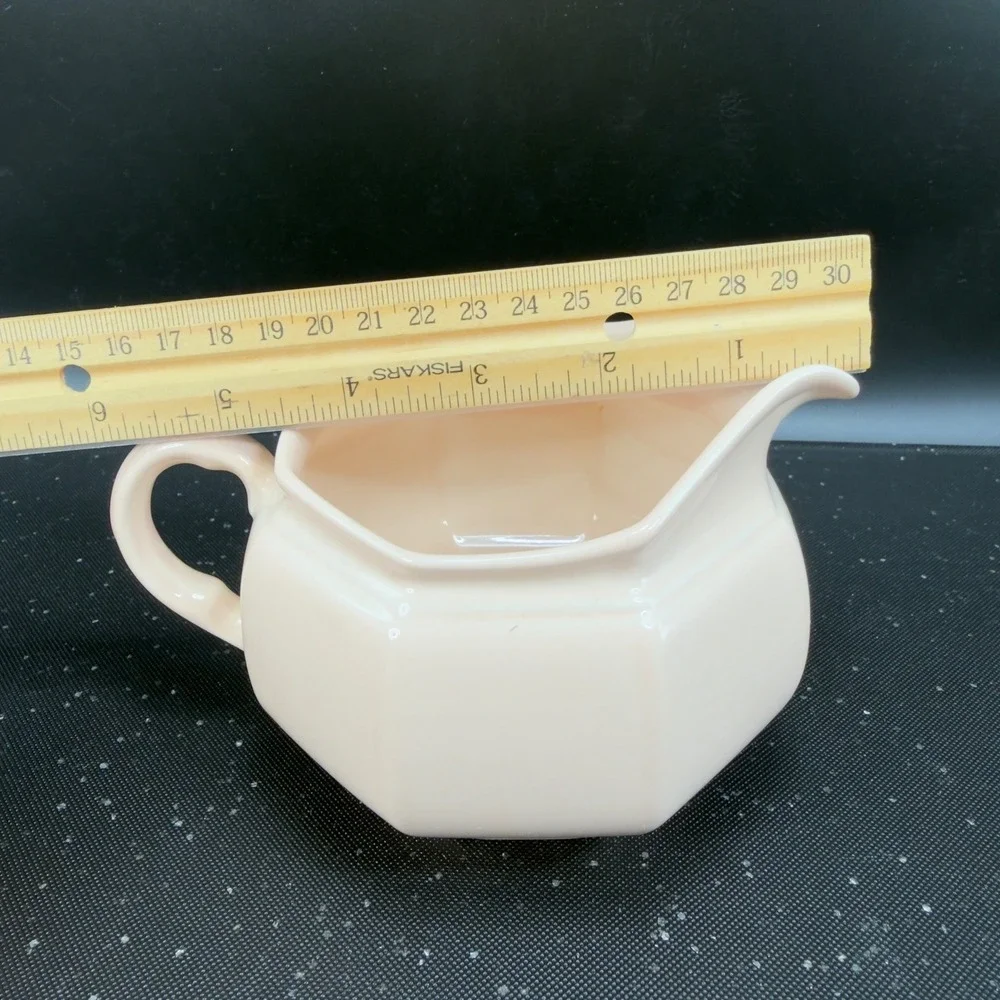 Mikasa English Chintz‎ Peach Bloom Gravy Boat and Underplate Japan Pink Ceramic